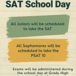 March 25th SAT School Day Flyer Engaging Layout